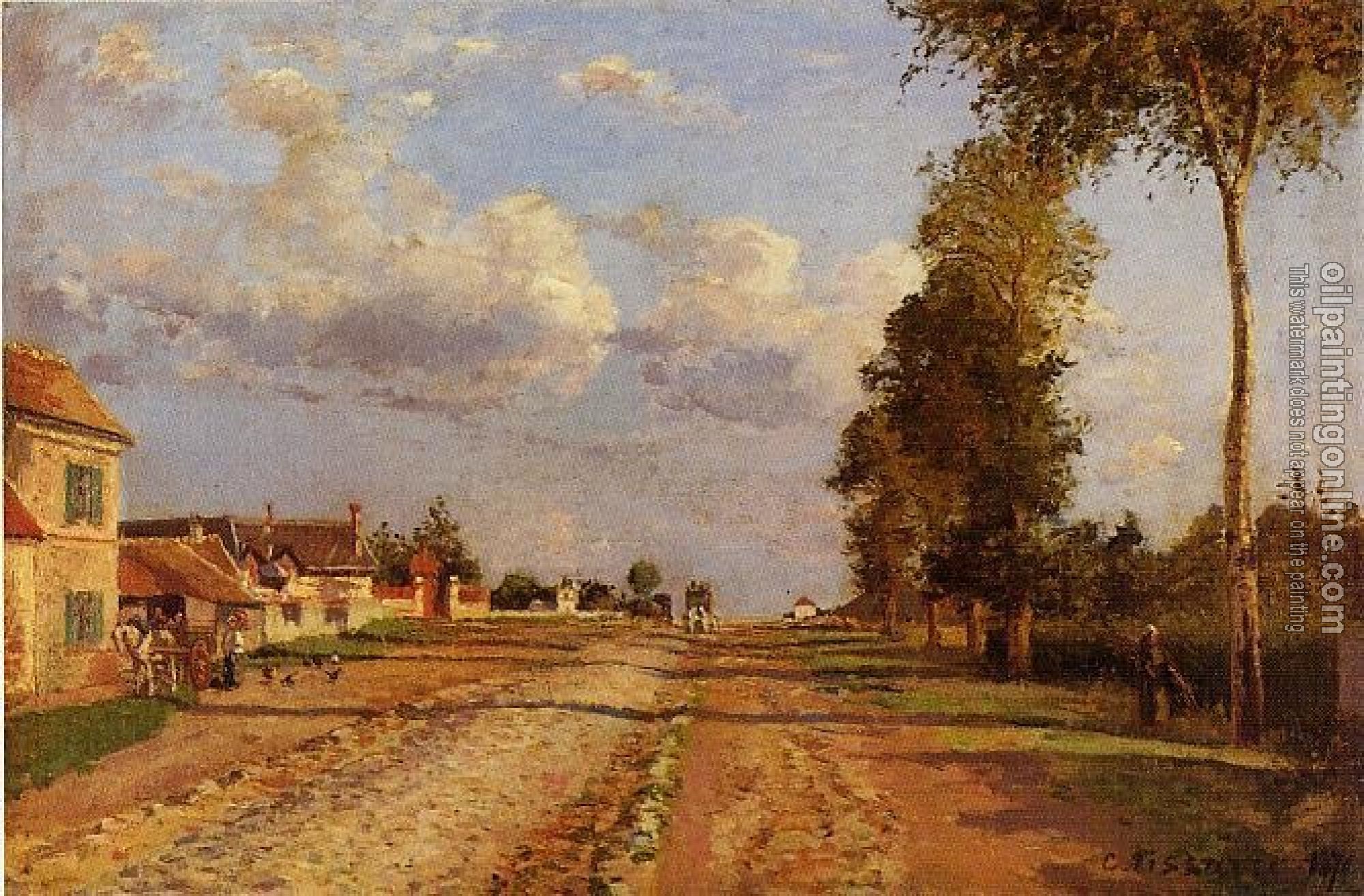 Pissarro, Camille - Road to Racquencourt